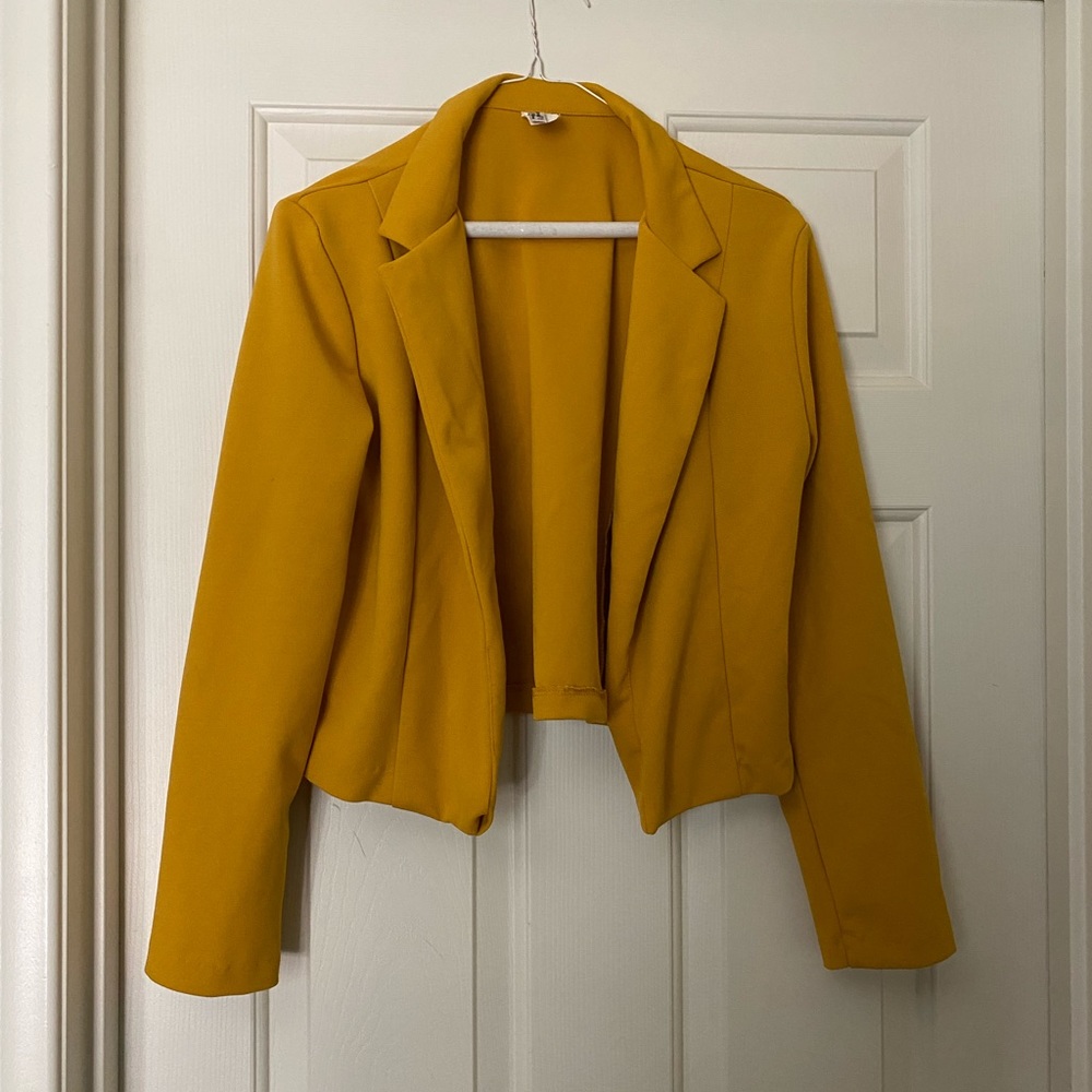 👏👏Sensation Collection Yellow Blazer XL